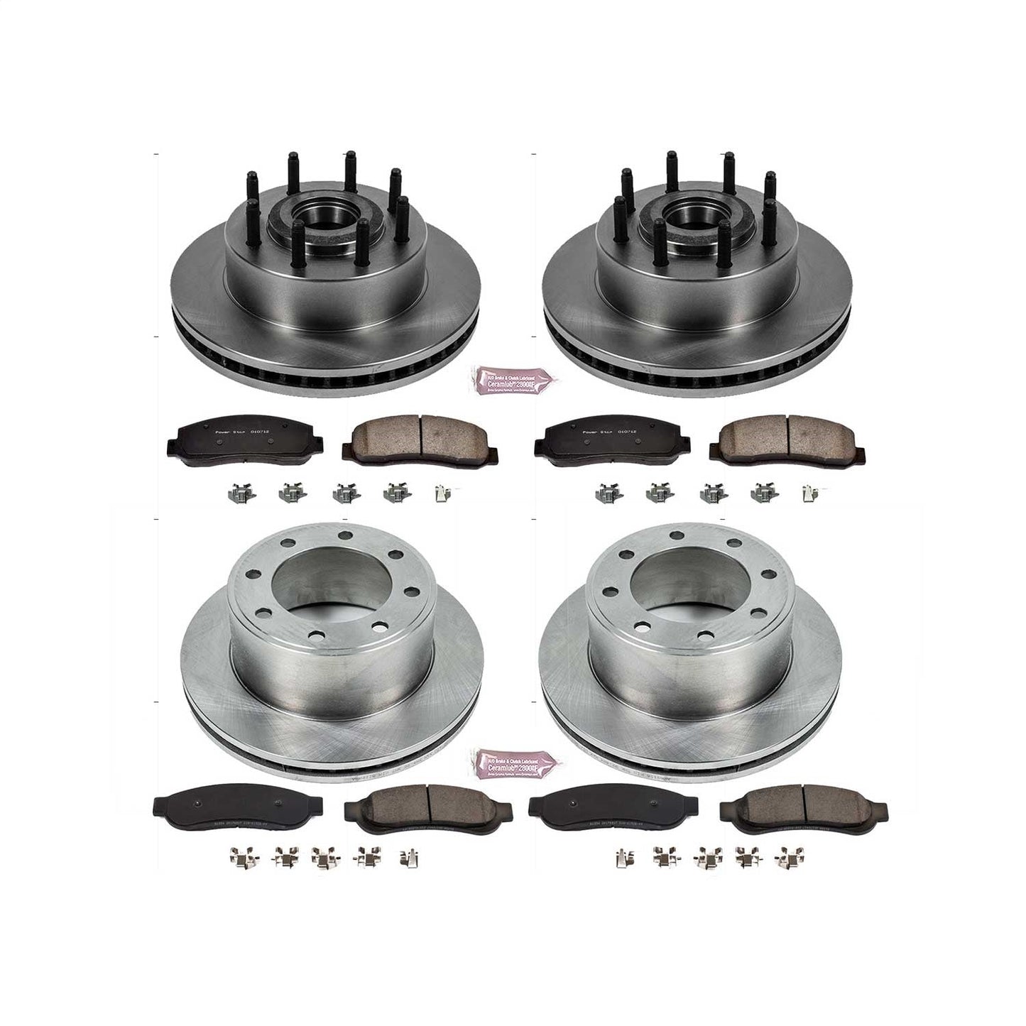 PowerStop 2010 Ford F-350 Super Duty Front & Rear Autospecialty Brake Kit (KOE5587)