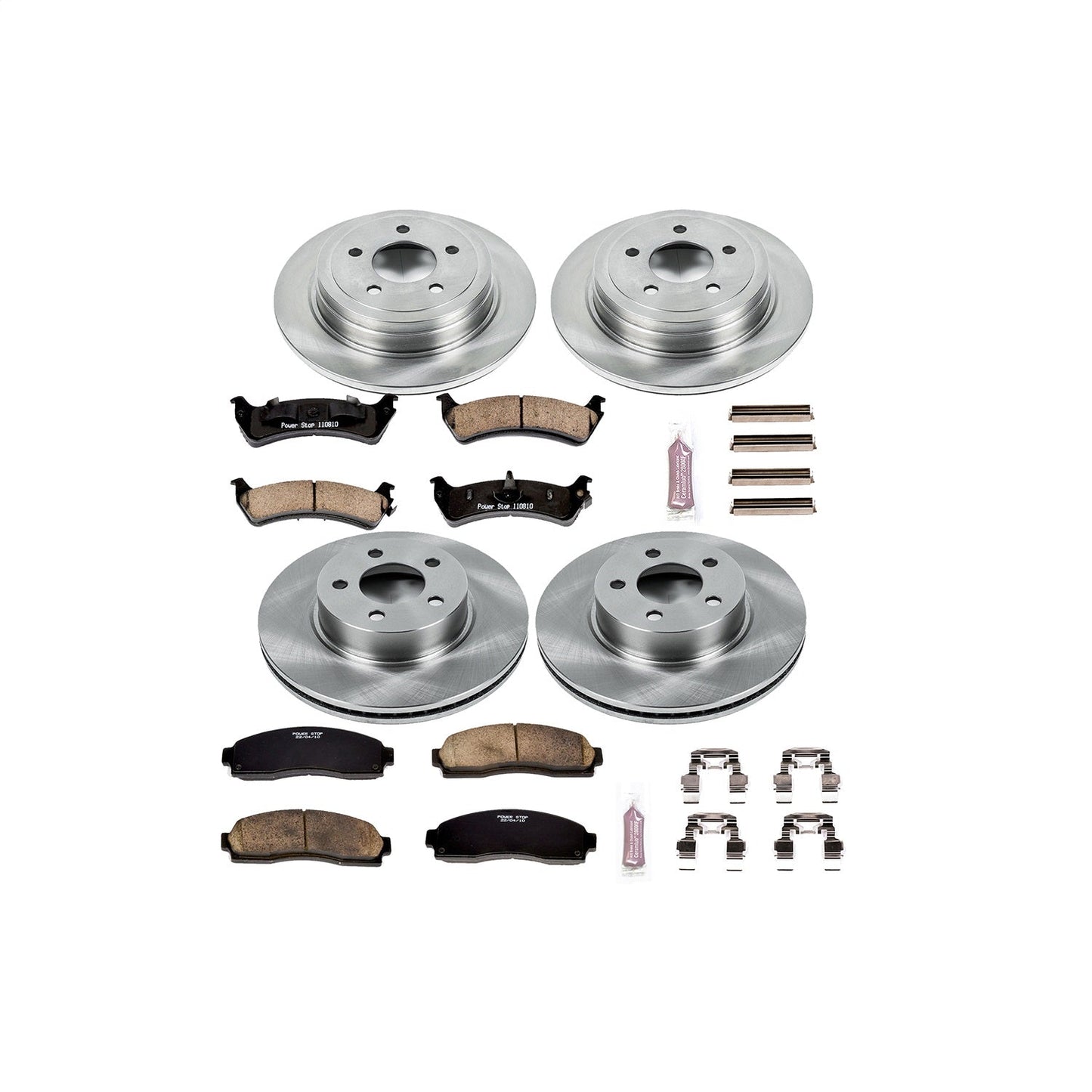 PowerStop 2003 Ford Explorer Sport Front & Rear Autospecialty Brake Kit (KOE5595)