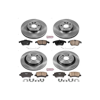 PowerStop 09-13 Volvo XC70 Front & Rear Autospecialty Brake Kit (KOE5609)