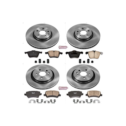 PowerStop 11-14 Volvo S60 Front & Rear Autospecialty Brake Kit (KOE5614)