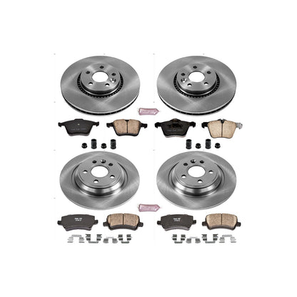 PowerStop 08-14 Volvo S80 Front & Rear Autospecialty Brake Kit (KOE5615)