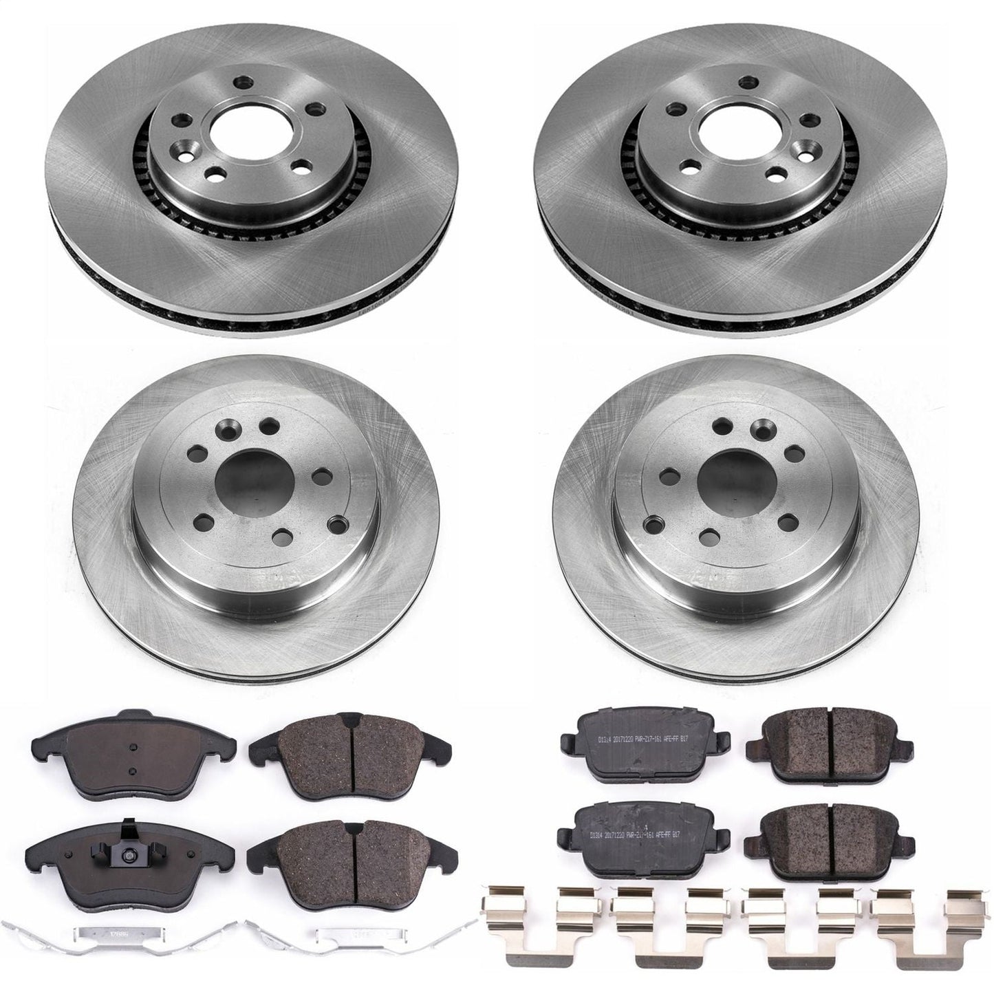 PowerStop 08-12 Land Rover LR2 Front & Rear Autospecialty Brake Kit (KOE5616)