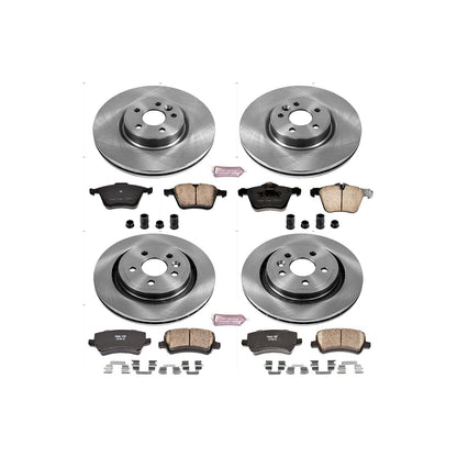 PowerStop 13-14 Volvo S60 Front & Rear Autospecialty Brake Kit (KOE5617)