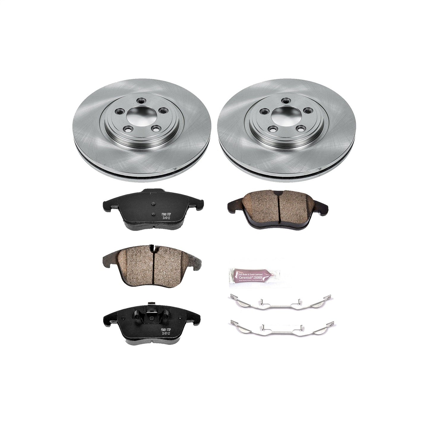 PowerStop 06-08 Jaguar S-Type Front Autospecialty Brake Kit (KOE5636)