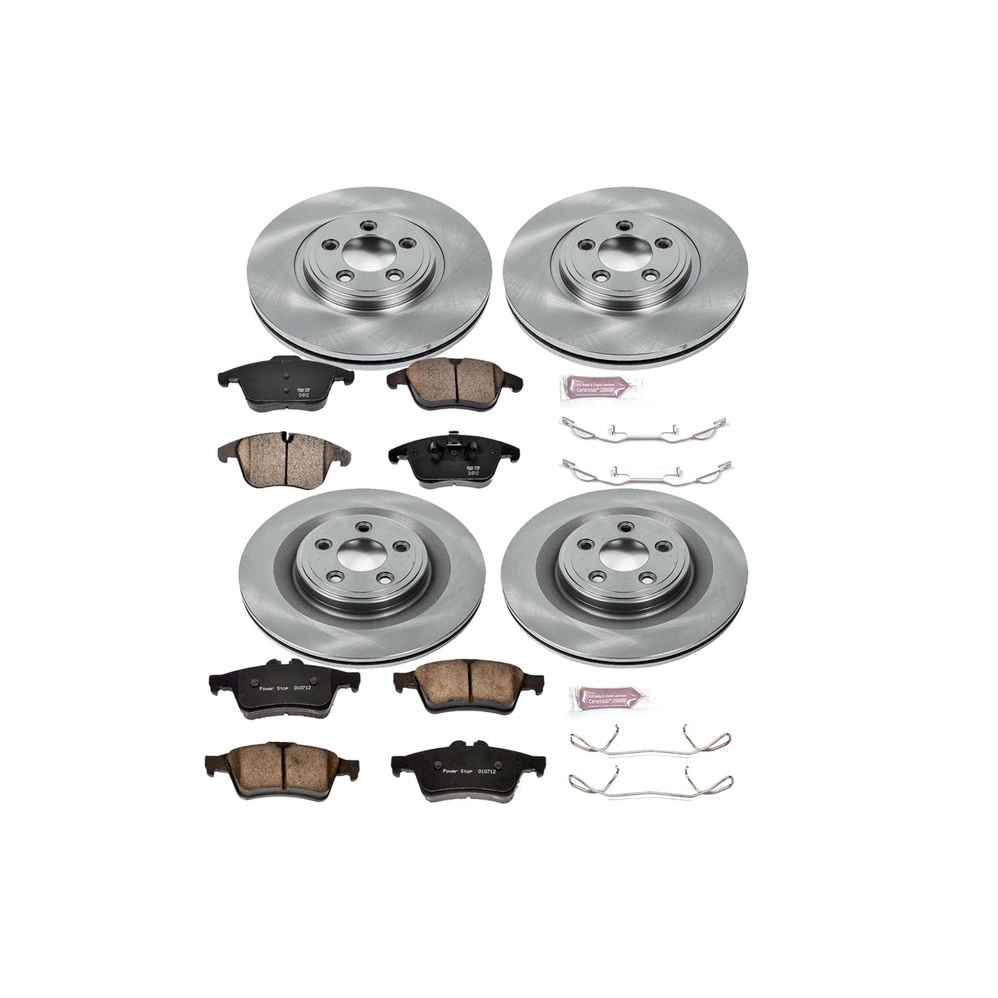 PowerStop 06-08 Jaguar S-Type Front & Rear Autospecialty Brake Kit (KOE5637)