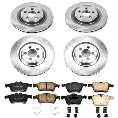 PowerStop 07-08 Jaguar S-Type Front & Rear Autospecialty Brake Kit (KOE5639)