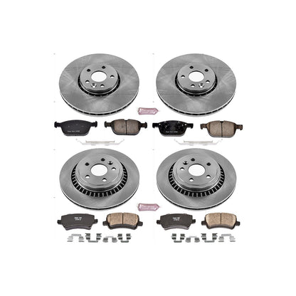 PowerStop 10-15 Volvo XC60 Front & Rear Autospecialty Brake Kit (KOE5703)