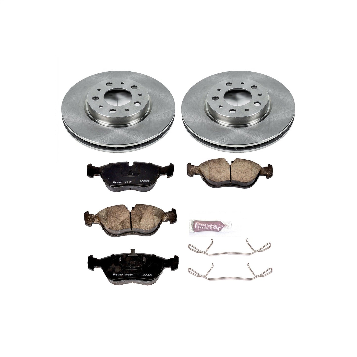 PowerStop 94-97 Volvo 850 Front Autospecialty Brake Kit (KOE572)