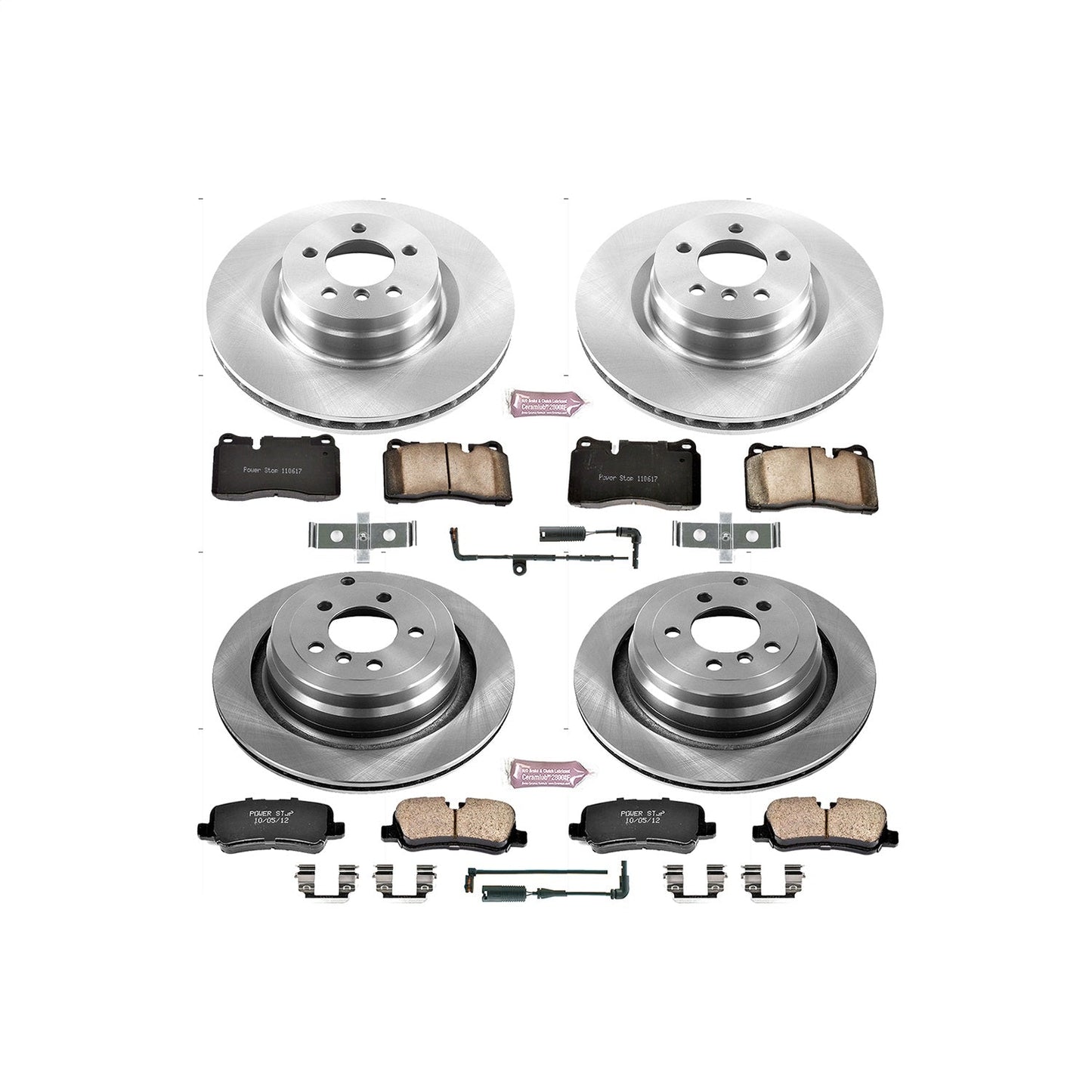 PowerStop 06-09 Land Rover Range Rover Front & Rear Autospecialty Brake Kit (KOE5744)