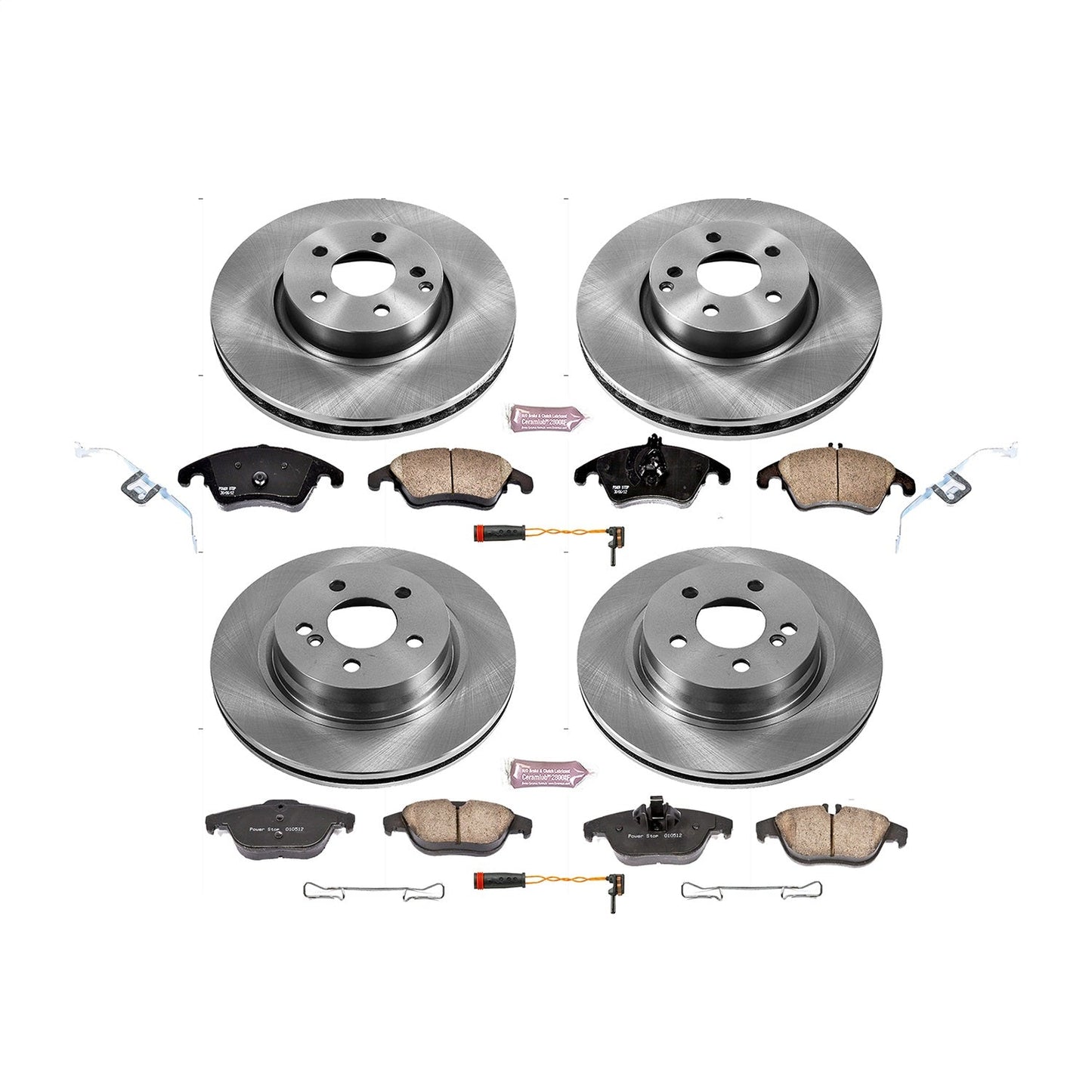 PowerStop 13-14 Mercedes-Benz C300 Front & Rear Autospecialty Brake Kit (KOE5793)