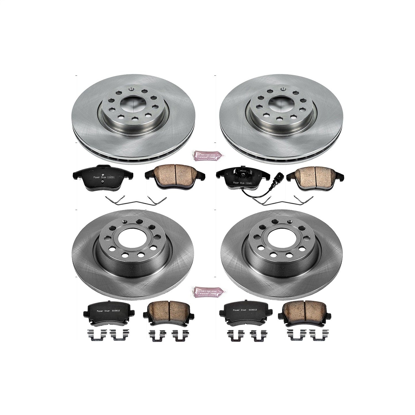 PowerStop 2011 Volkswagen Tiguan Front & Rear Autospecialty Brake Kit (KOE5802)