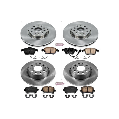 PowerStop 2011 Volkswagen Tiguan Front & Rear Autospecialty Brake Kit (KOE5802)