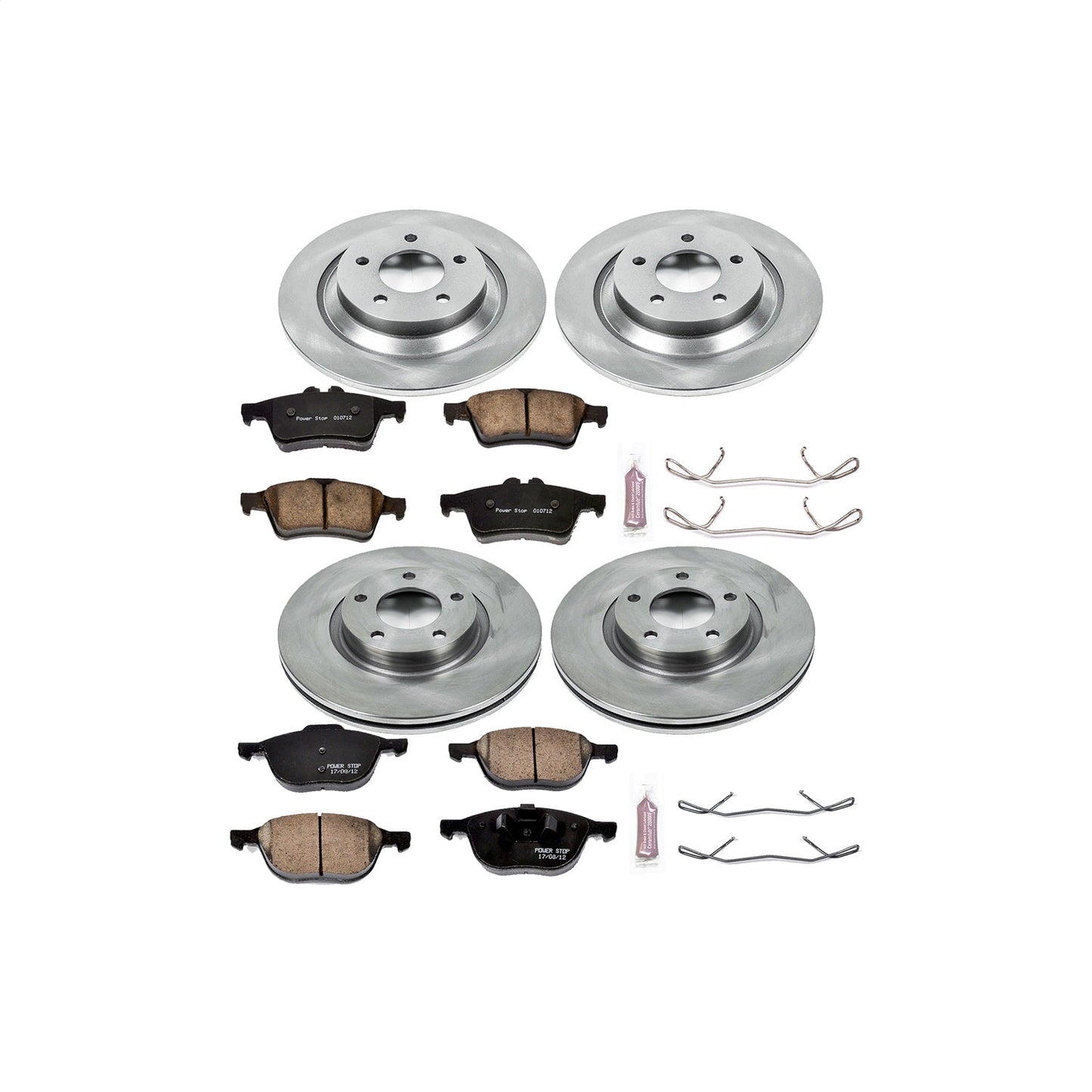 PowerStop 08-10 Mazda 5 Front & Rear Autospecialty Brake Kit (KOE5804)