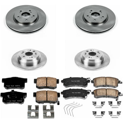 PowerStop 12-15 Honda Crosstour Front & Rear Autospecialty Brake Kit (KOE5816)