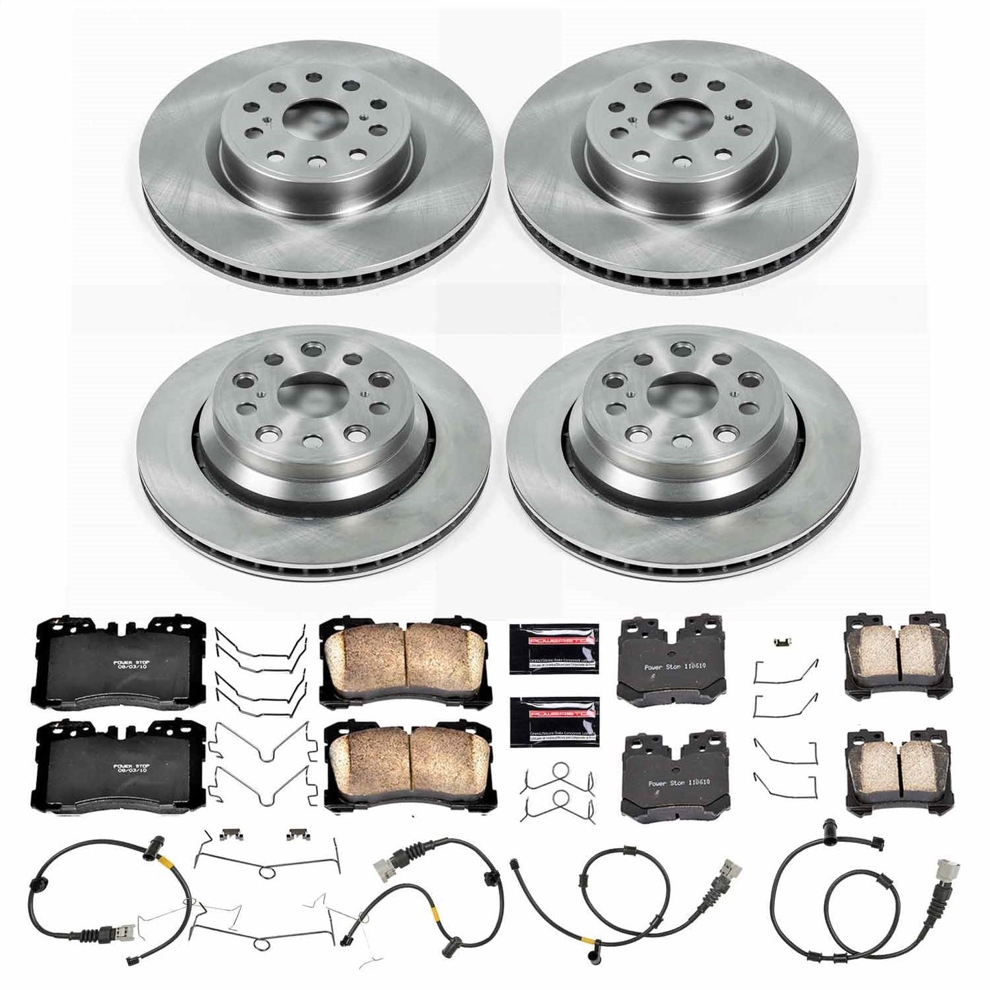 PowerStop 10-17 Lexus LS460 Front & Rear Autospecialty Brake Kit (KOE5825)