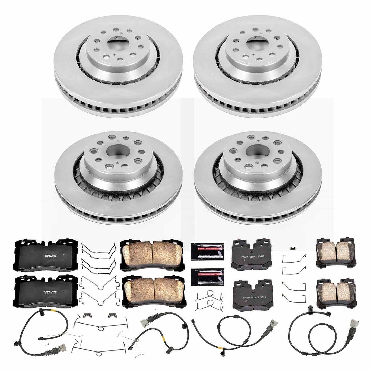 PowerStop 10-17 Lexus LS460 Front & Rear Autospecialty Brake Kit (KOE5827)