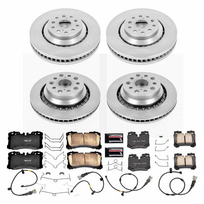 PowerStop 10-17 Lexus LS460 Front & Rear Autospecialty Brake Kit (KOE5827)