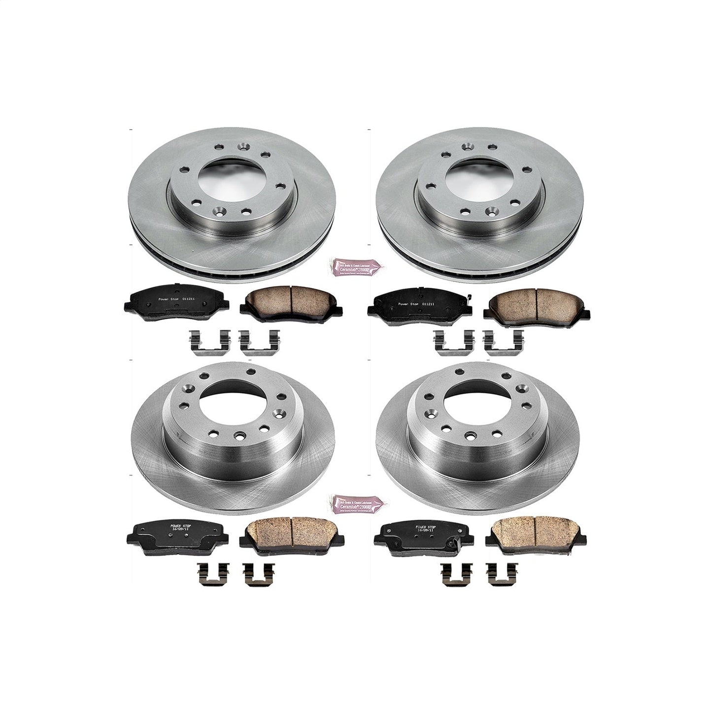 PowerStop 07-08 Hyundai Entourage Front & Rear Autospecialty Brake Kit (KOE5831)