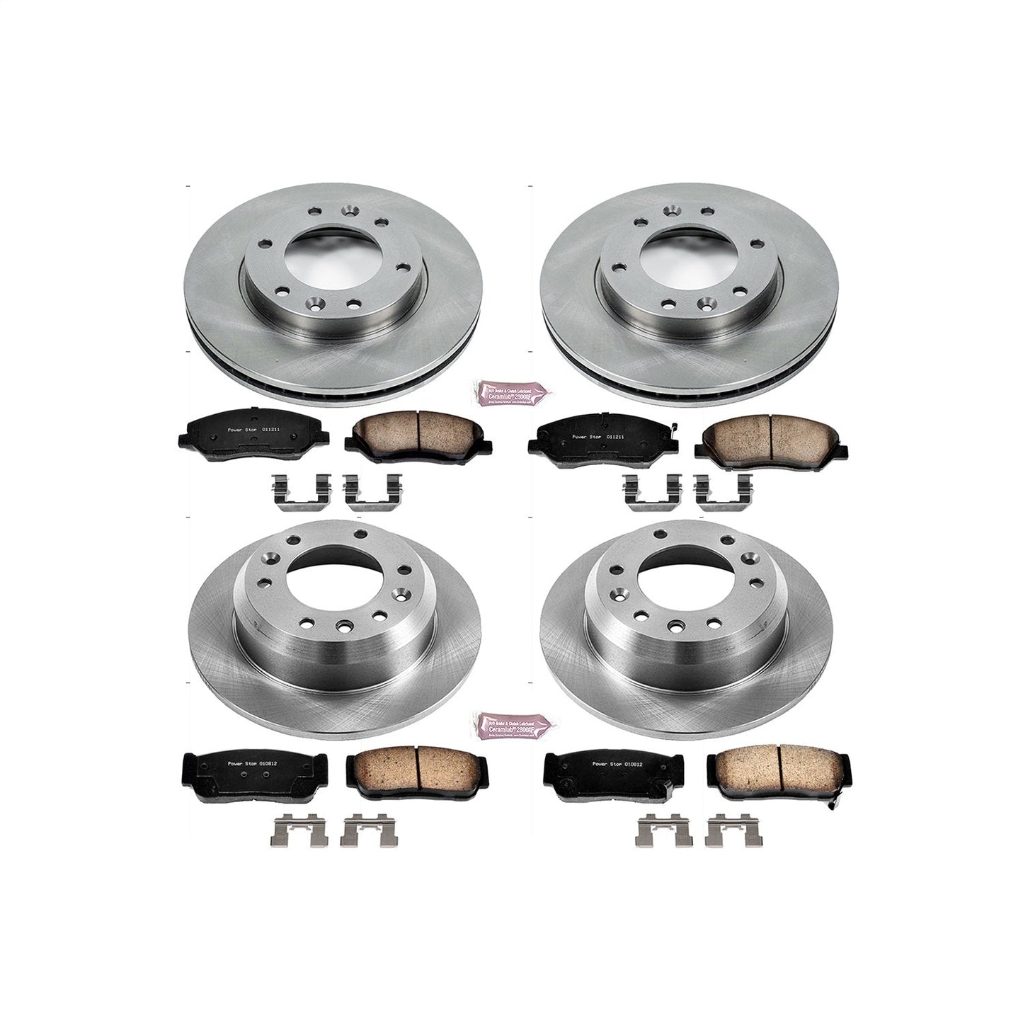 PowerStop 2007 Hyundai Entourage Front & Rear Autospecialty Brake Kit (KOE5832)