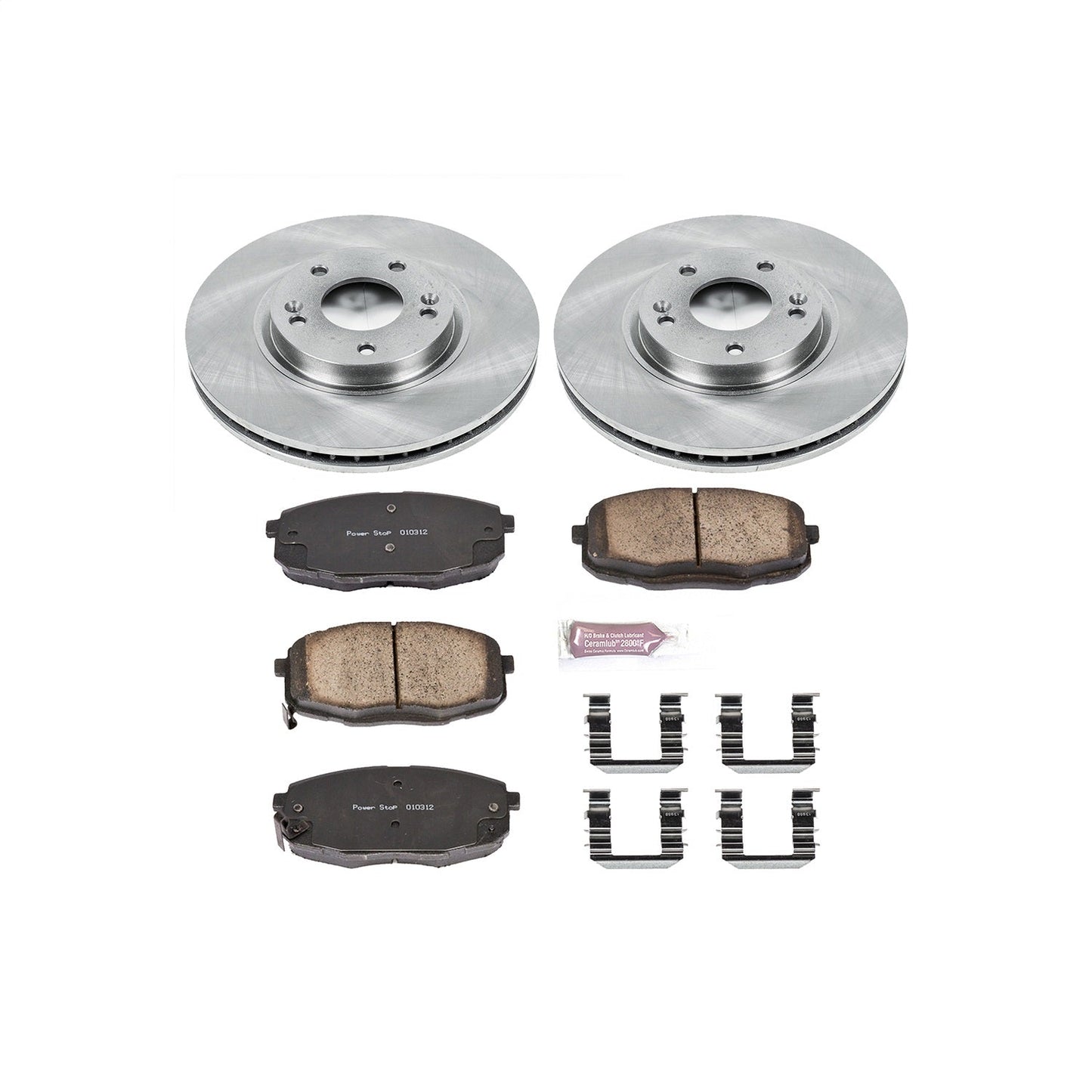 PowerStop 10-13 Kia Forte Front Autospecialty Brake Kit (KOE5837)