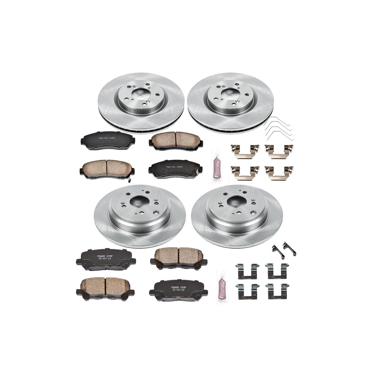 PowerStop 11-14 Honda Odyssey Front & Rear Autospecialty Brake Kit (KOE5858)