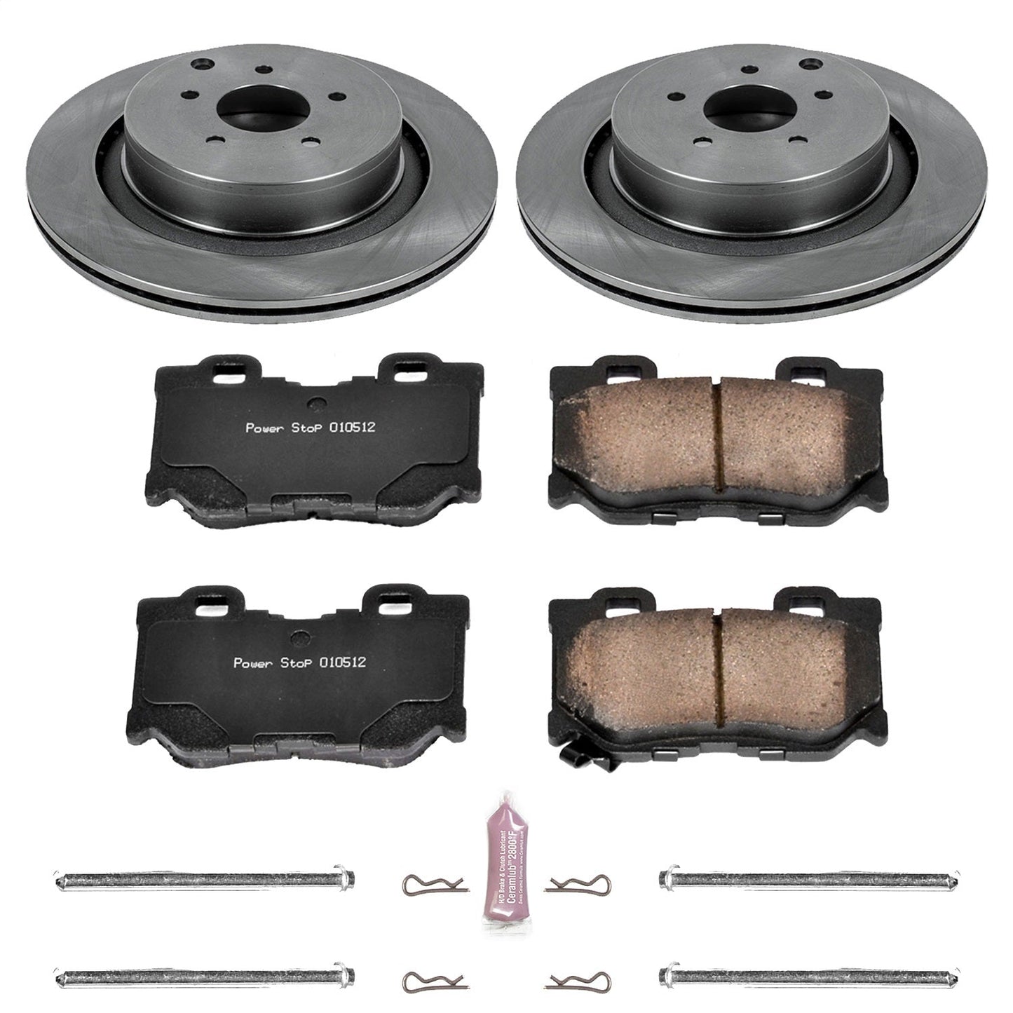PowerStop 09-13 Infiniti FX50 Rear Autospecialty Brake Kit (KOE5861)