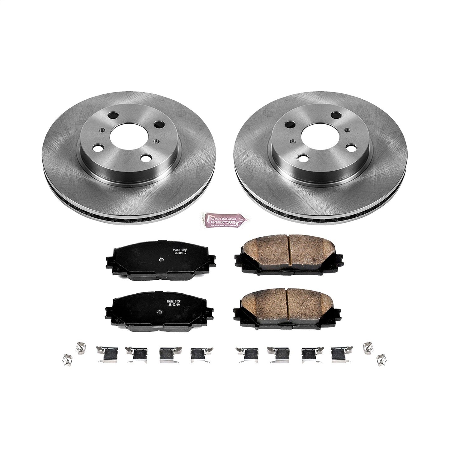 PowerStop 2013 Scion iQ Front Autospecialty Brake Kit (KOE5863)