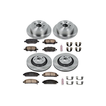 PowerStop 09-16 Toyota Venza Front & Rear Autospecialty Brake Kit (KOE5866)