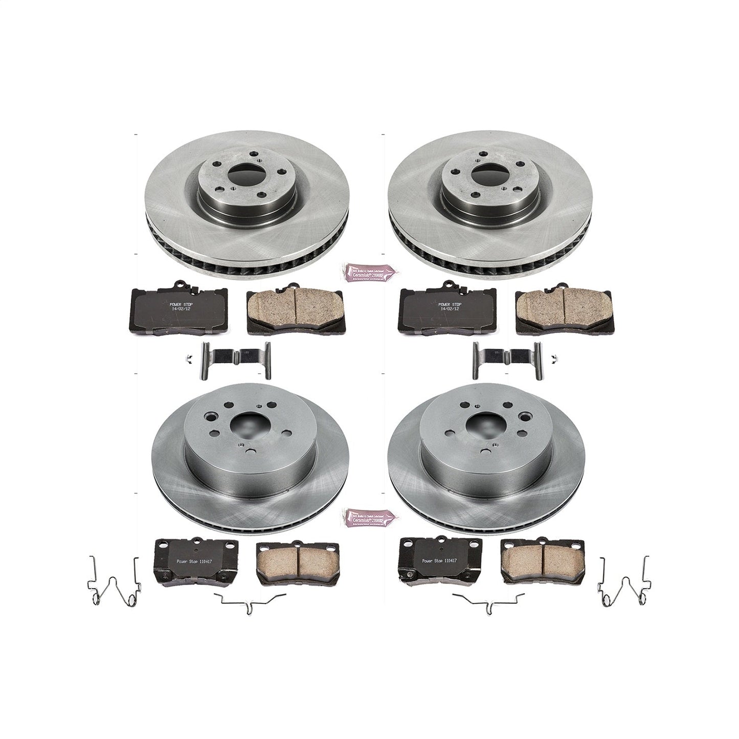 PowerStop 09-11 Lexus GS350 Front & Rear Autospecialty Brake Kit (KOE5869)
