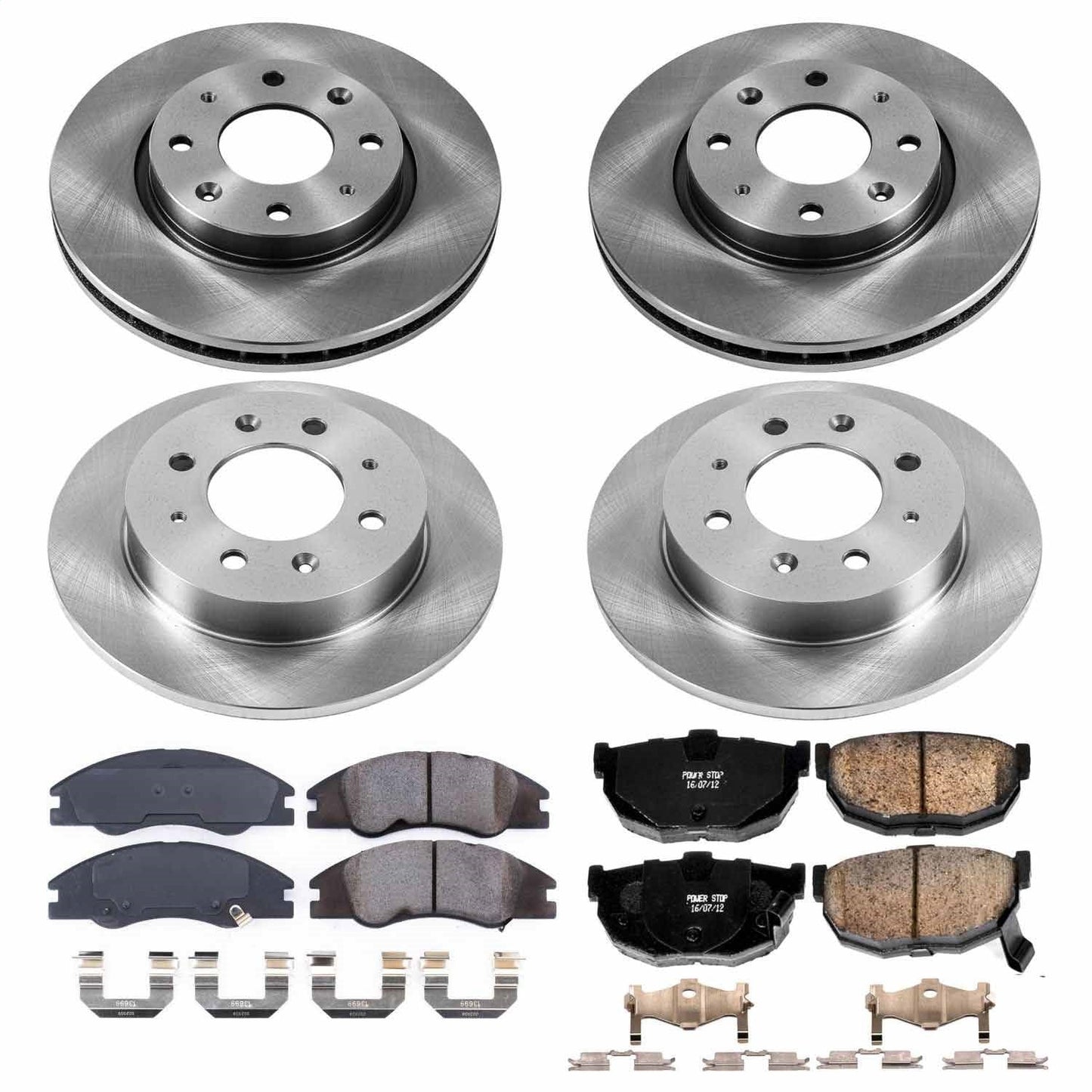 PowerStop 04-09 Kia Spectra Front & Rear Autospecialty Brake Kit (KOE5904)
