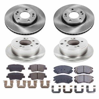 PowerStop 10-11 Kia Soul Front & Rear Autospecialty Brake Kit (KOE5914)