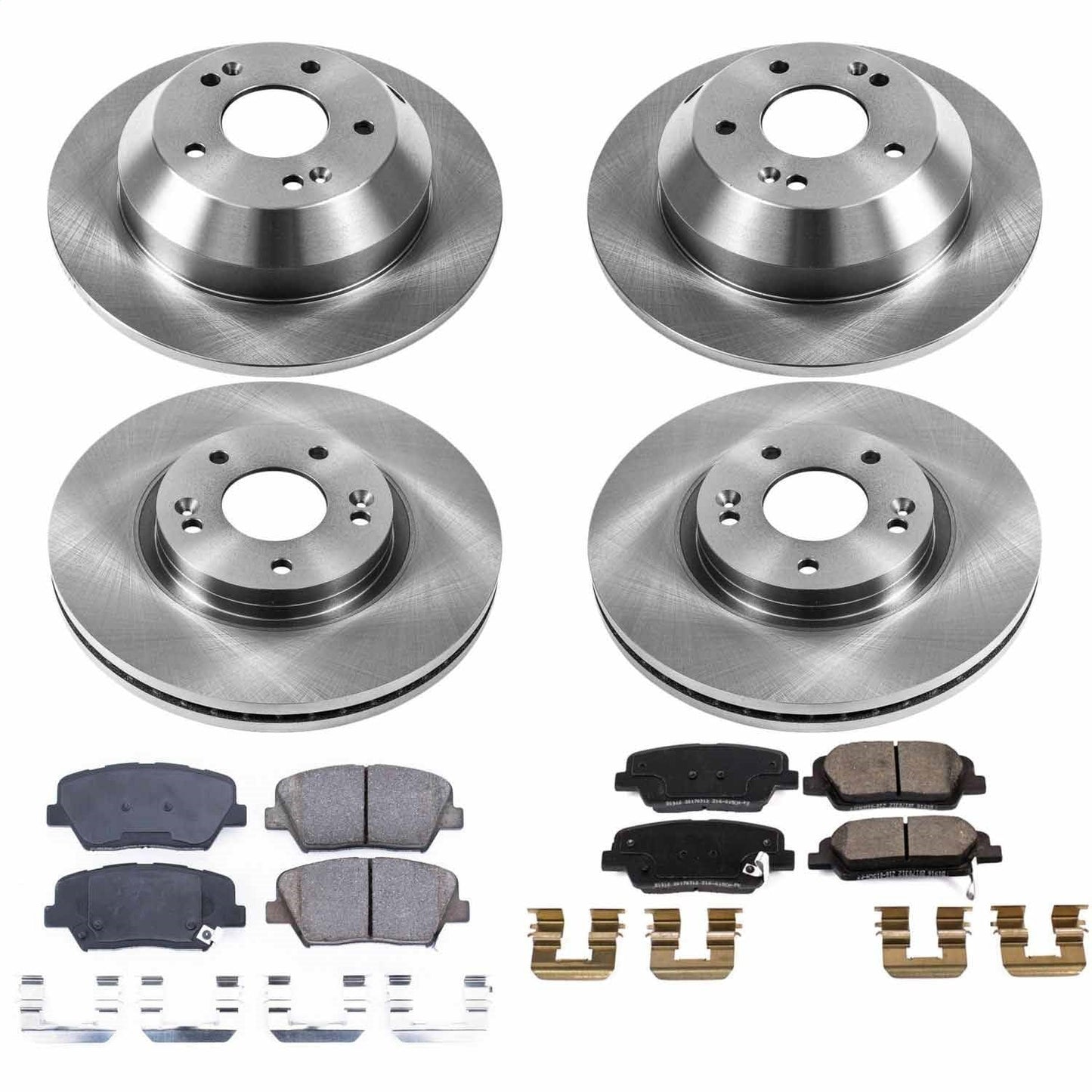 PowerStop 10-12 Hyundai Santa Fe Front & Rear Autospecialty Brake Kit (KOE5927)