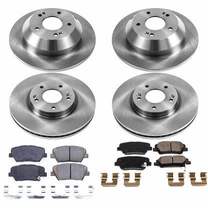 PowerStop 10-12 Hyundai Santa Fe Front & Rear Autospecialty Brake Kit (KOE5927)