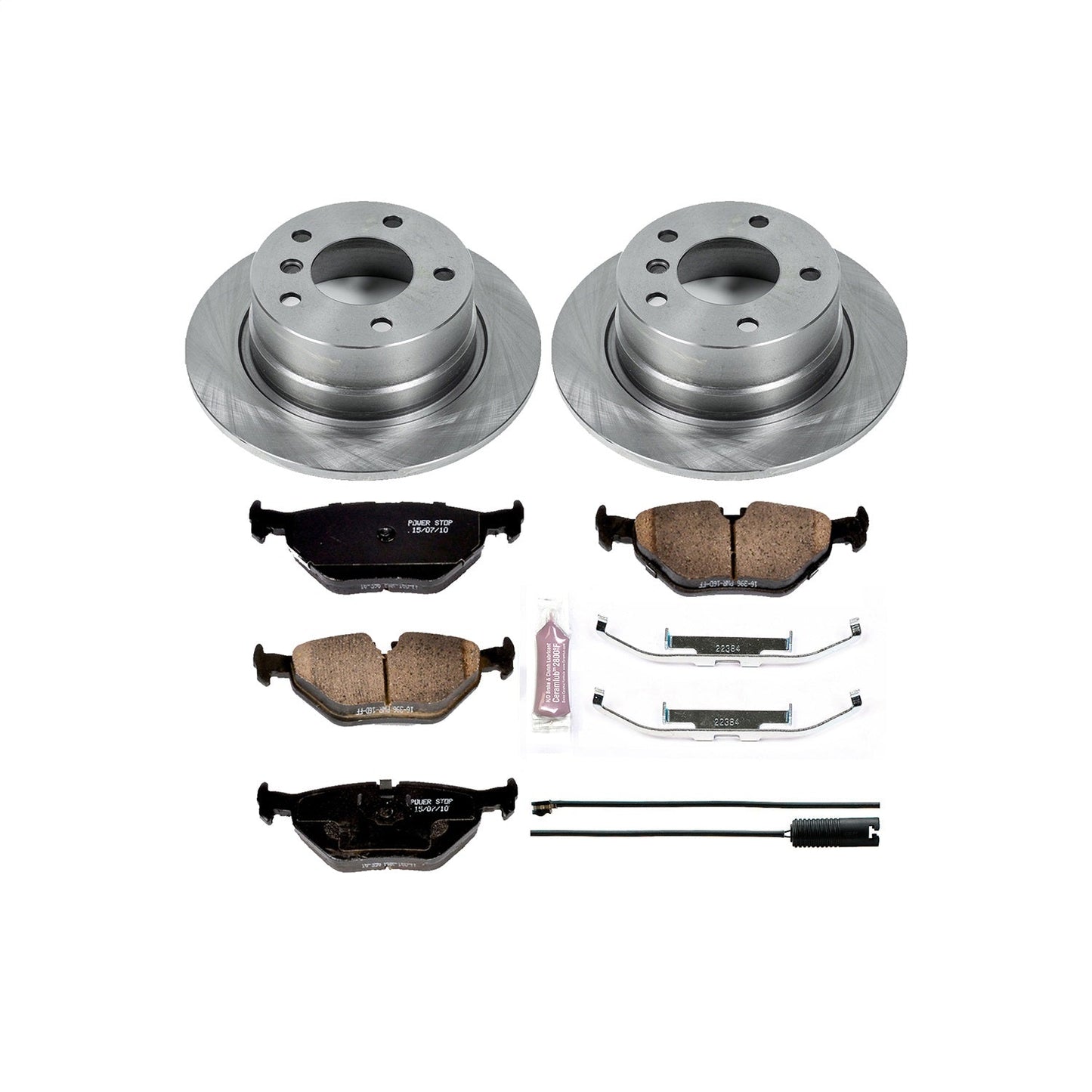 PowerStop 95-99 BMW 318ti Rear Autospecialty Brake Kit (KOE593)