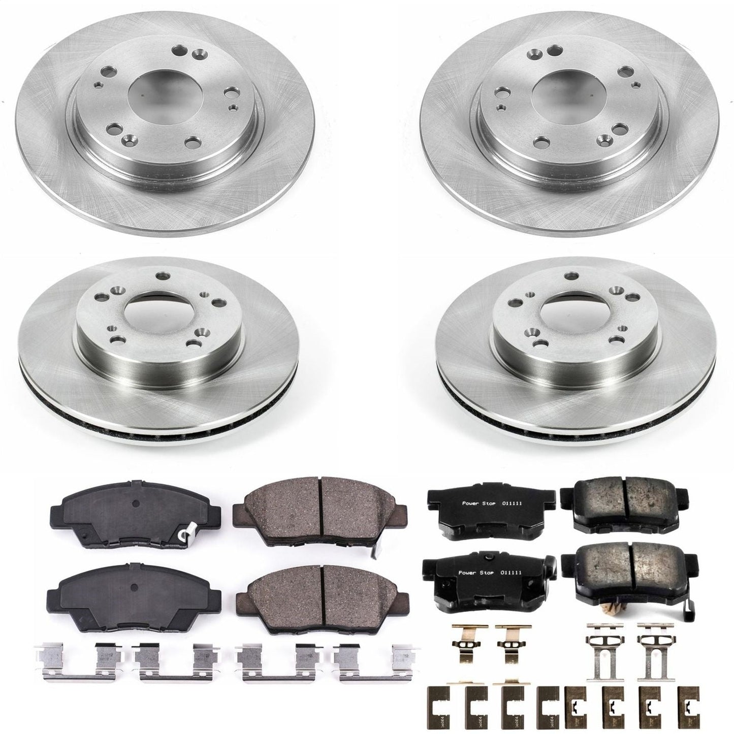 PowerStop 11-15 Honda CR-Z Front & Rear Autospecialty Brake Kit (KOE5936)