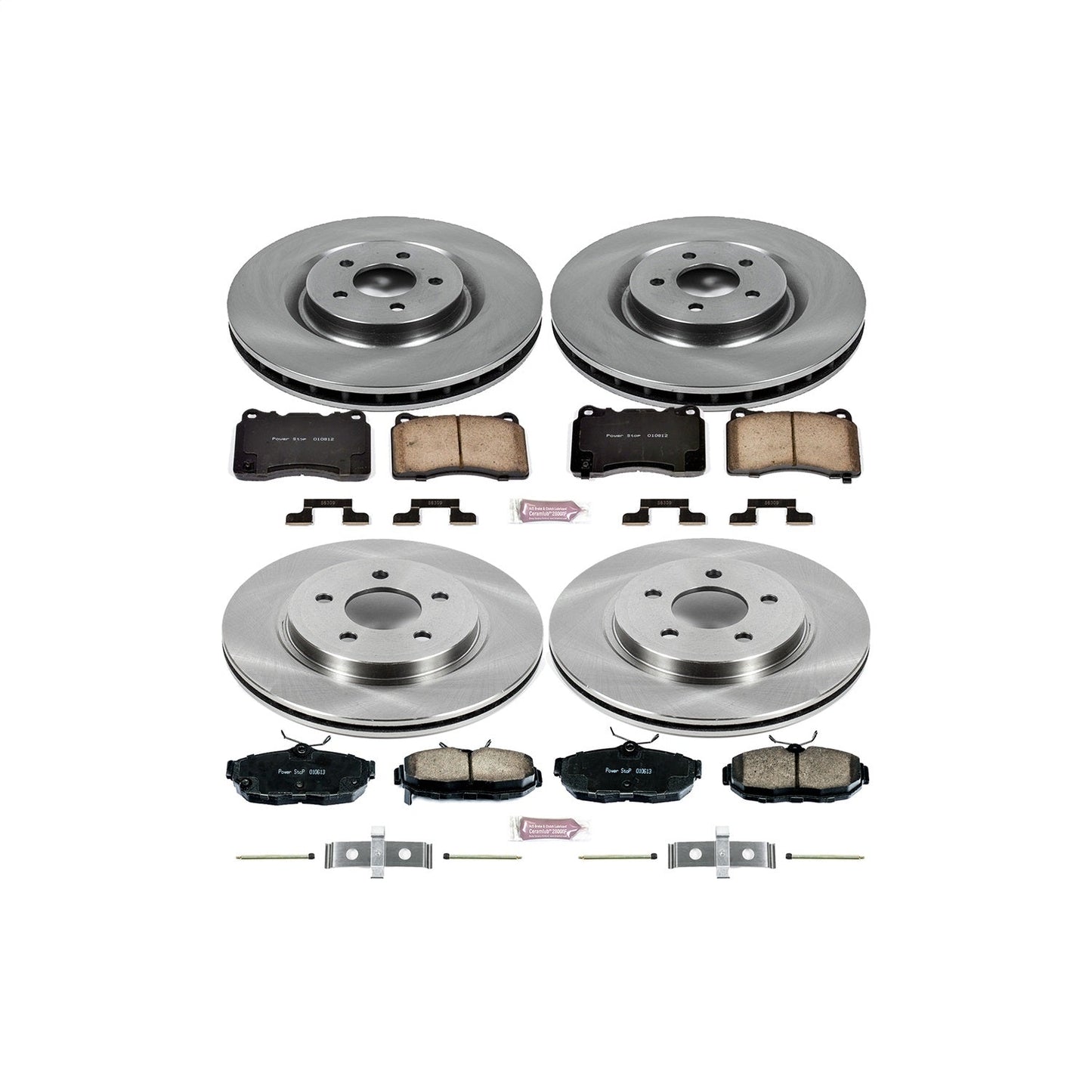 PowerStop 2012 Ford Mustang Front & Rear Autospecialty Brake Kit (KOE5942)
