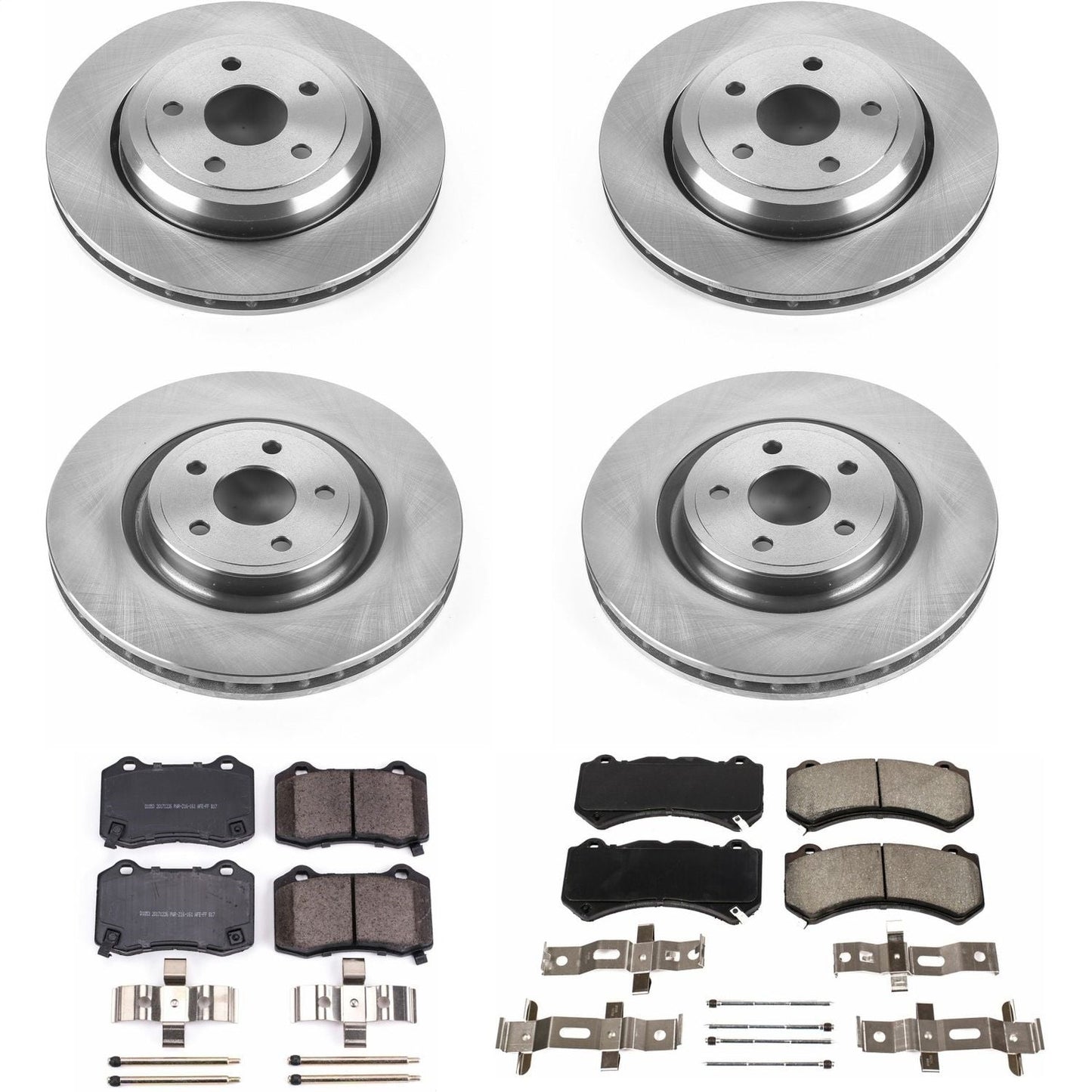 PowerStop 12-17 Jeep Grand Cherokee Front & Rear Autospecialty Brake Kit (KOE5958)