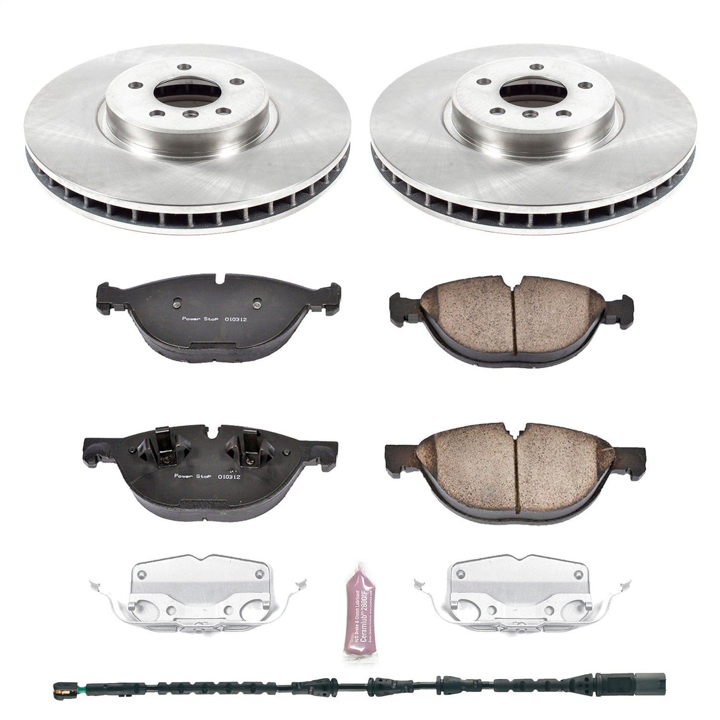 PowerStop 11-18 BMW X5 Front Autospecialty Brake Kit (KOE6009)