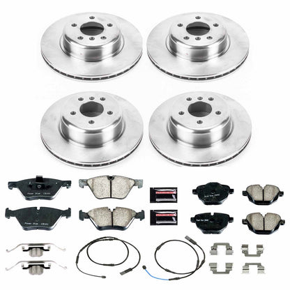 PowerStop 11-16 BMW 528i Front & Rear Autospecialty Brake Kit (KOE6033)