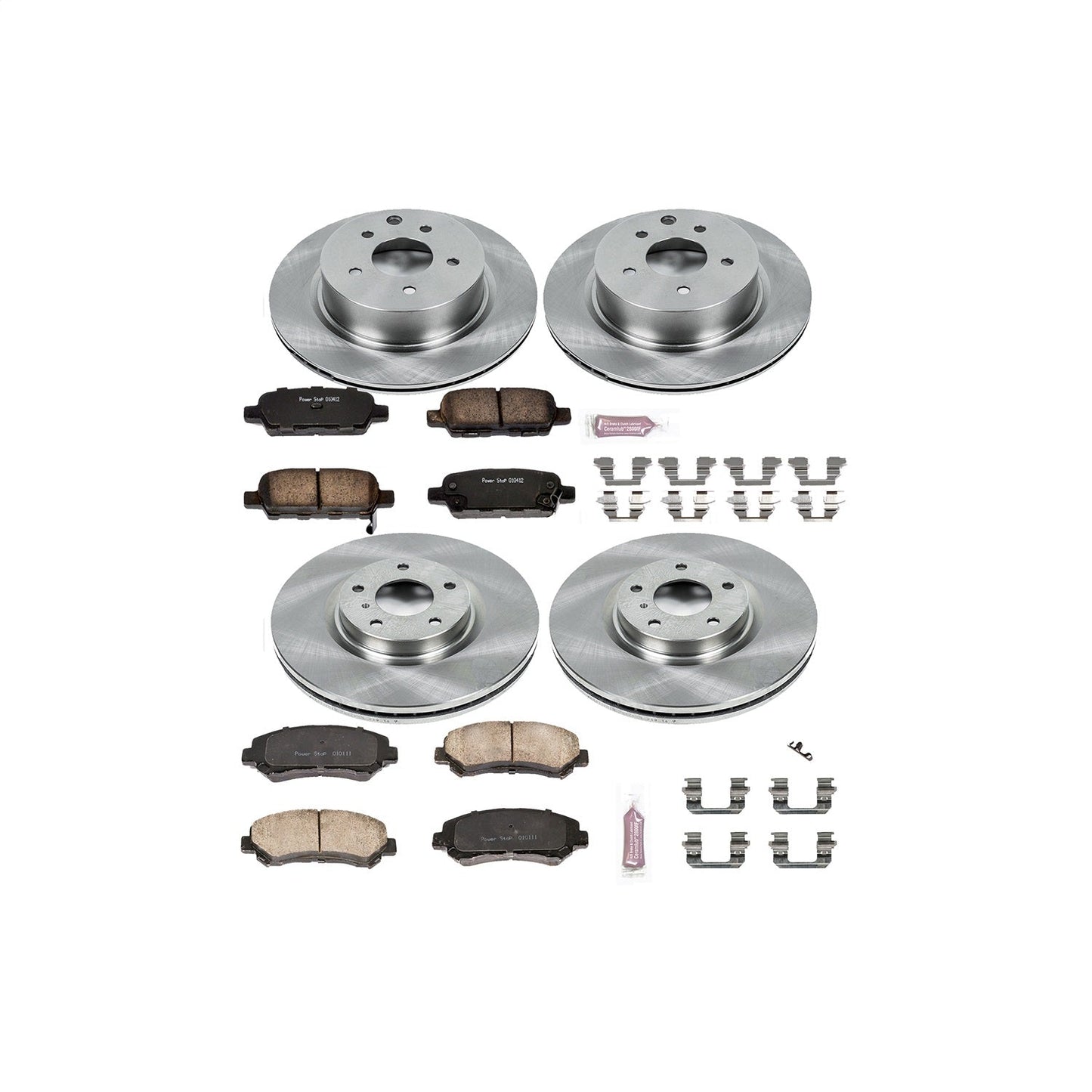 PowerStop 09-14 Nissan Maxima Front & Rear Autospecialty Brake Kit (KOE6075)
