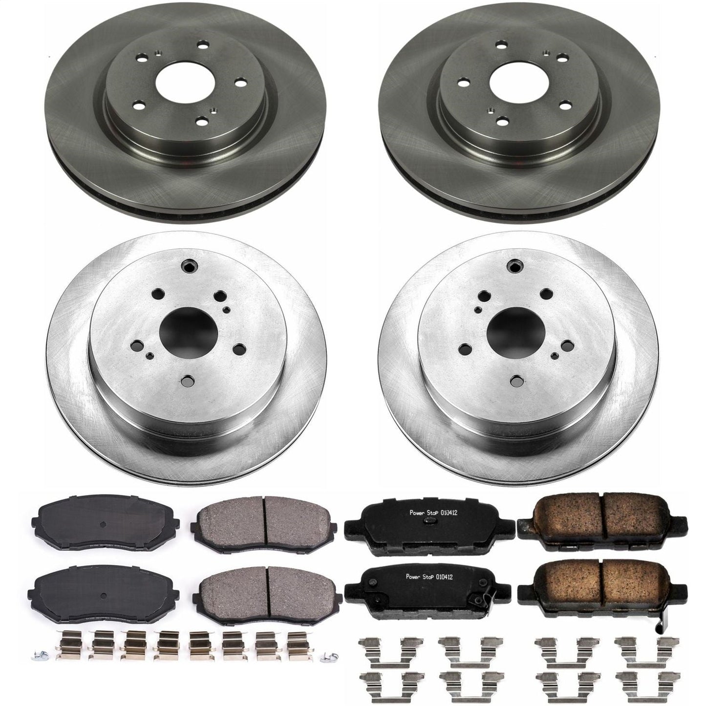 PowerStop 09-13 Suzuki Grand Vitara Front & Rear Autospecialty Brake Kit (KOE6090)