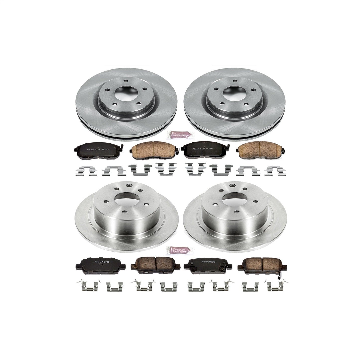 PowerStop 11-17 Nissan Juke Front & Rear Autospecialty Brake Kit (KOE6095)