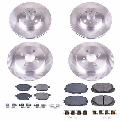 PowerStop 12-18 Toyota Yaris Front & Rear Autospecialty Brake Kit (KOE6105)