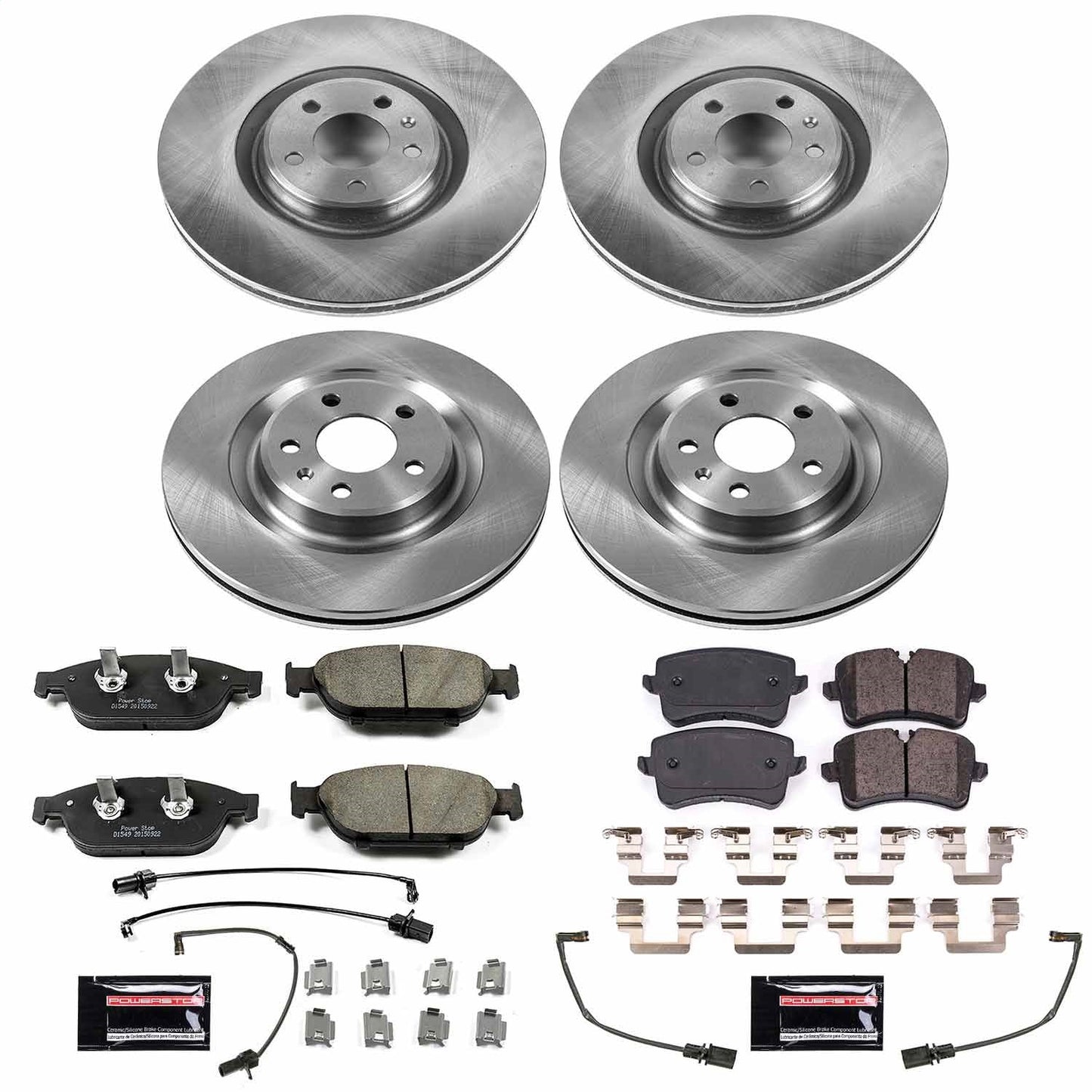 PowerStop 2012 Audi A7 Quattro Front & Rear Autospecialty Brake Kit (KOE6132)