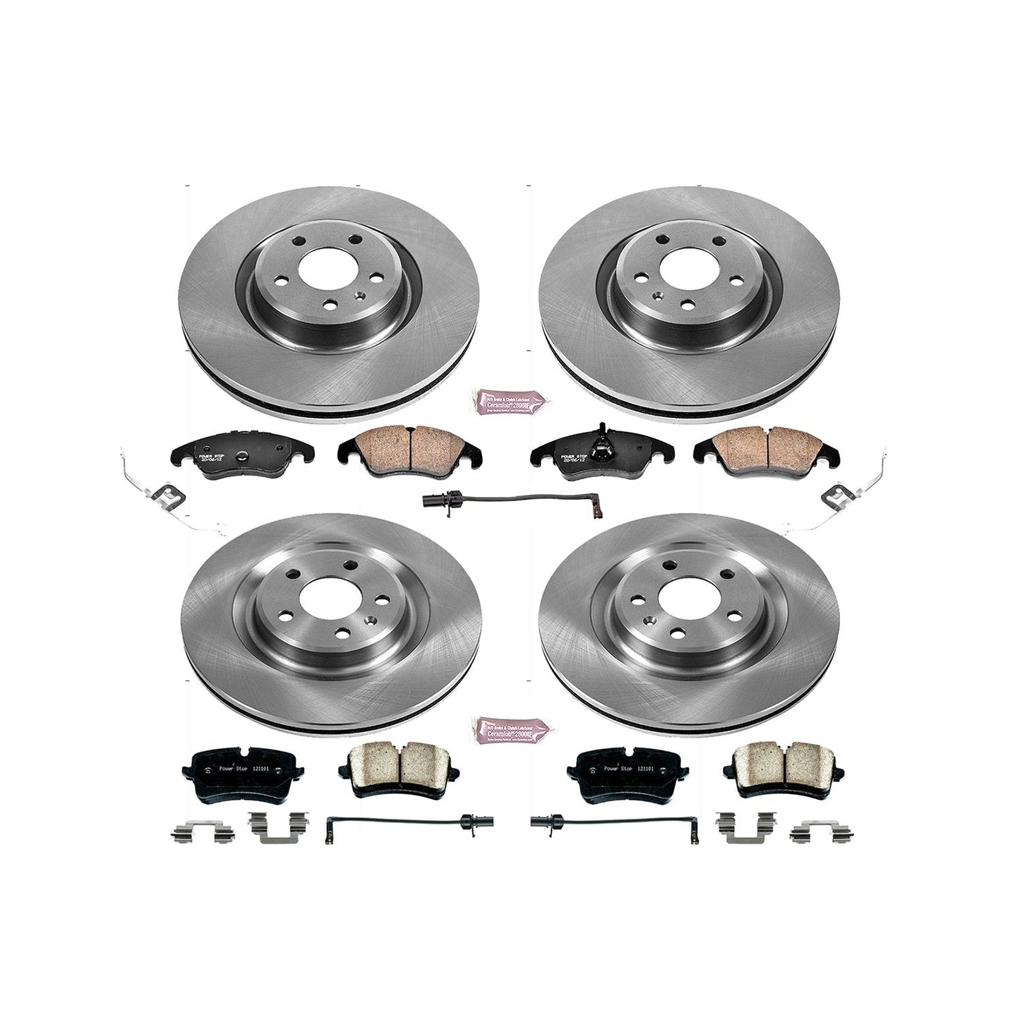 PowerStop 2012 Audi A7 Quattro Front & Rear Autospecialty Brake Kit (KOE6142)