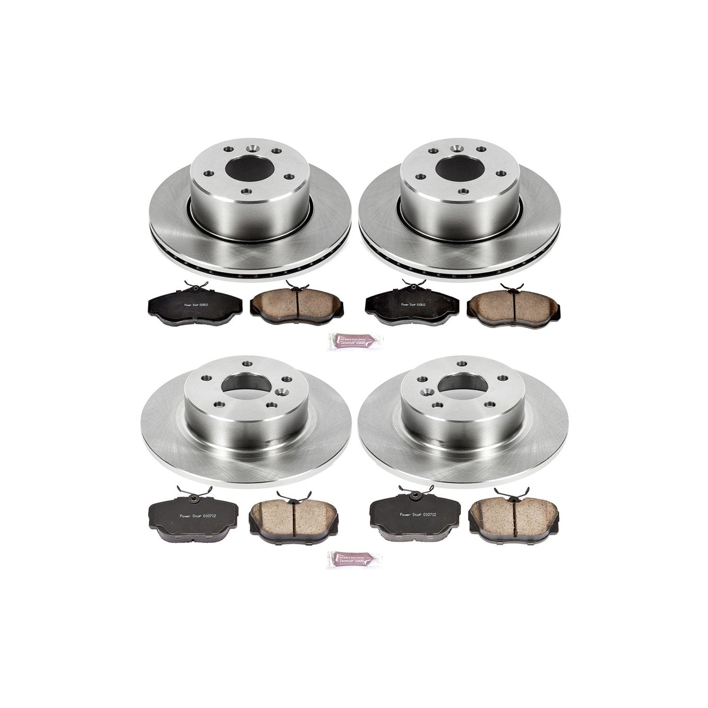 PowerStop 99-04 Land Rover Discovery Front & Rear Autospecialty Brake Kit (KOE6153)
