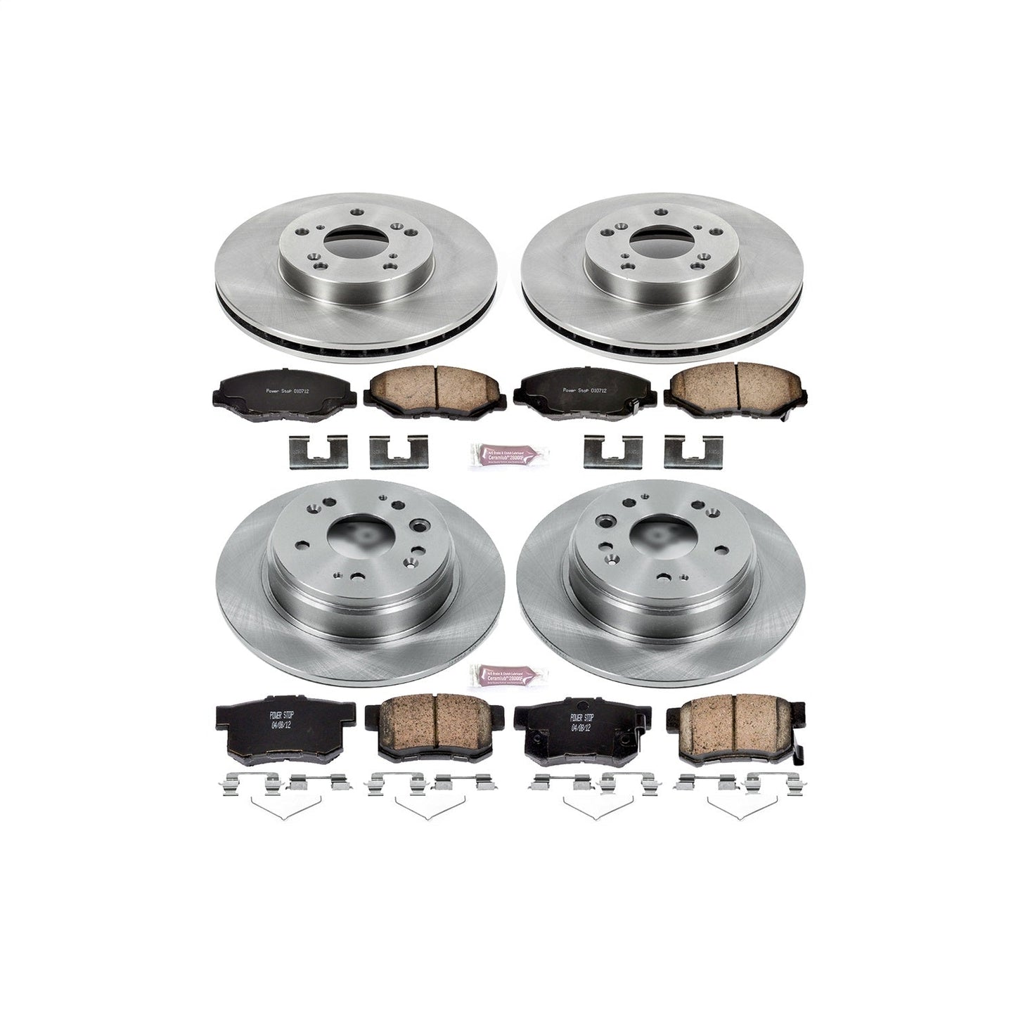 PowerStop 02-04 Honda CR-V Front & Rear Autospecialty Brake Kit (KOE6171)