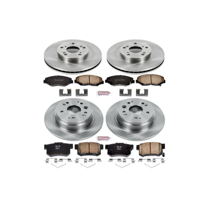 PowerStop 02-04 Honda CR-V Front & Rear Autospecialty Brake Kit (KOE6171)