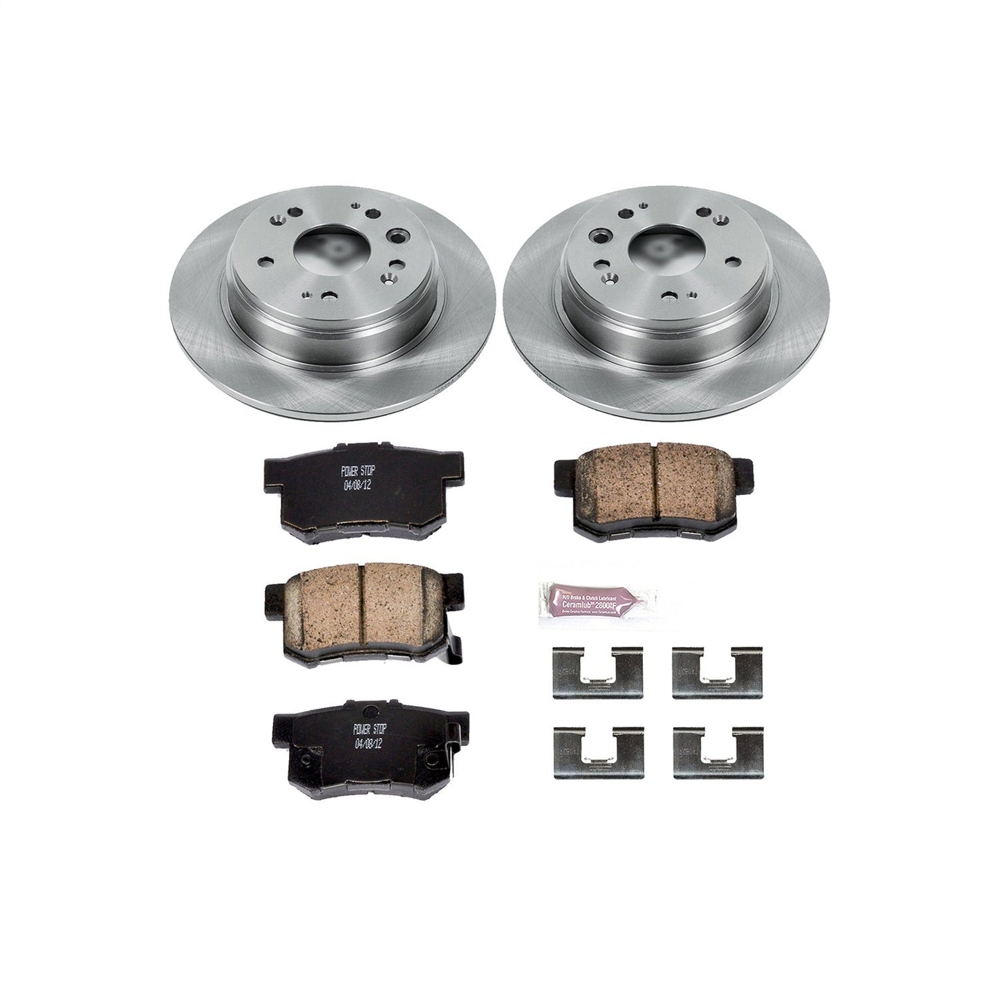 PowerStop 02-04 Honda CR-V Rear Autospecialty Brake Kit (KOE6172)