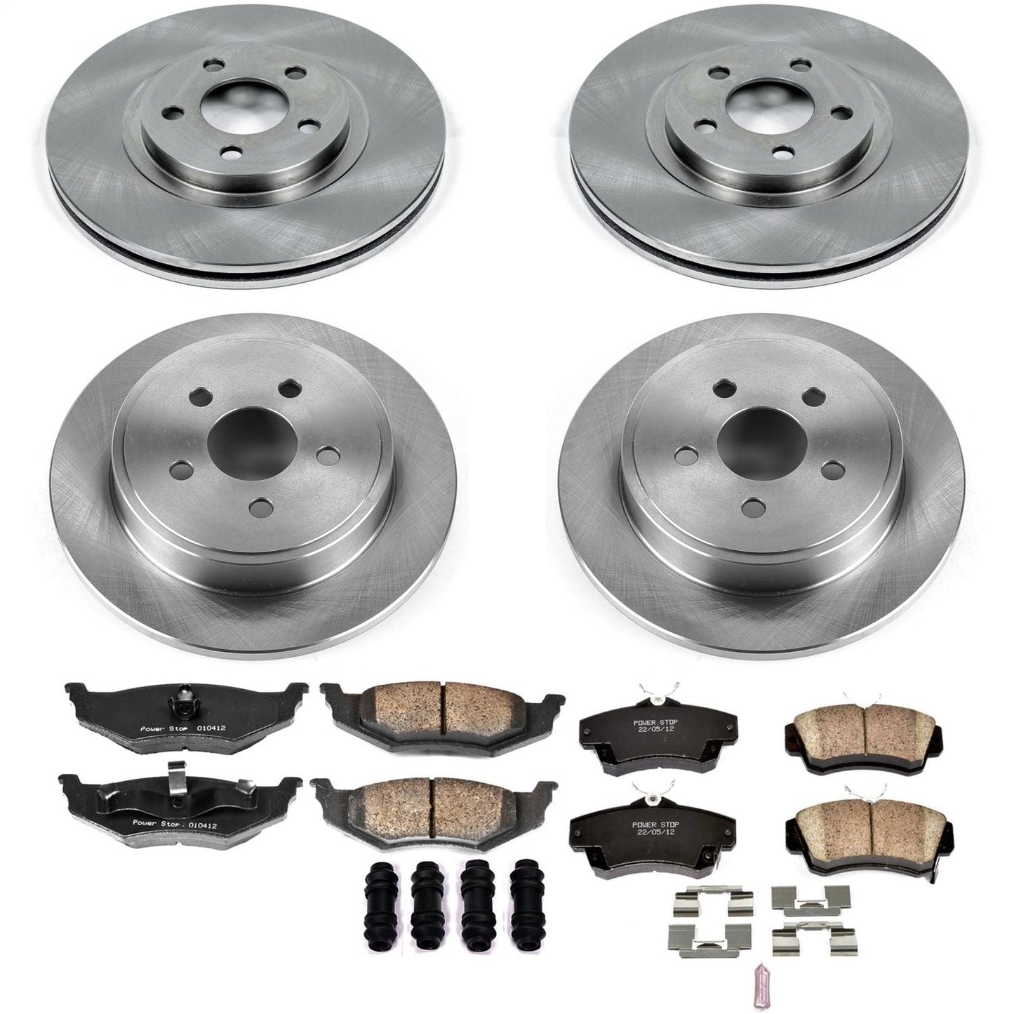 PowerStop 2010 Chrysler PT Cruiser Front & Rear Autospecialty Brake Kit (KOE6180)